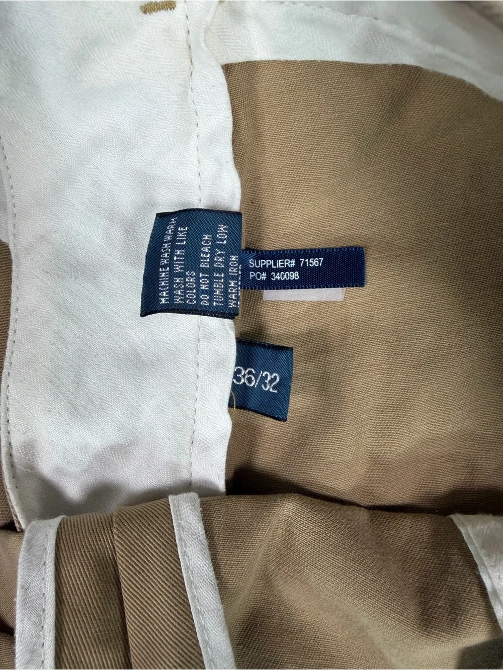 Polo by Ralph Lauren Tan Chino Pants